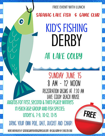 Lake Colby Free Kids Fishing Derby